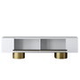 Hanah Home Bohem Soporte para TV Blanco y Dorado